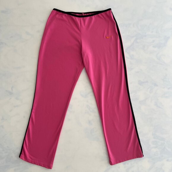 Nike 90's Pink Low Waisted Straight Leg Capri Sweat Pants - Picture 1 of 7
